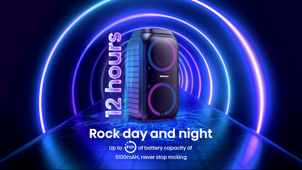 HISENSE Party Rocket - Bluetooth Lautsprecher 160W
