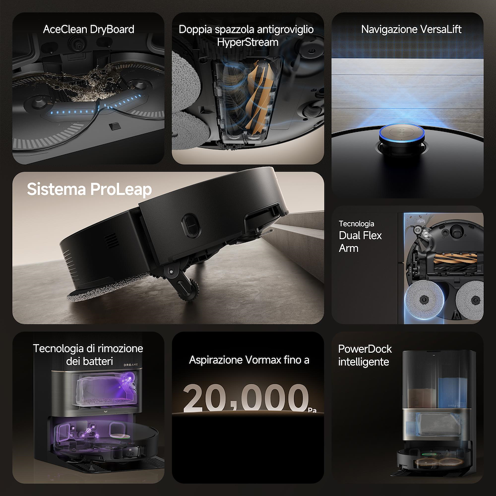 DREAME DREX50UCBK - Saug- und Wischroboter 20.000Pa