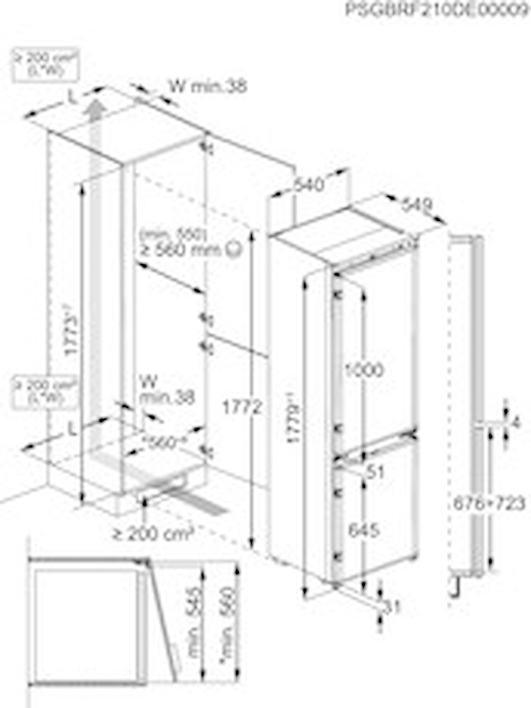 AEG 925576026 - Kombikühlschrank mit WiFi