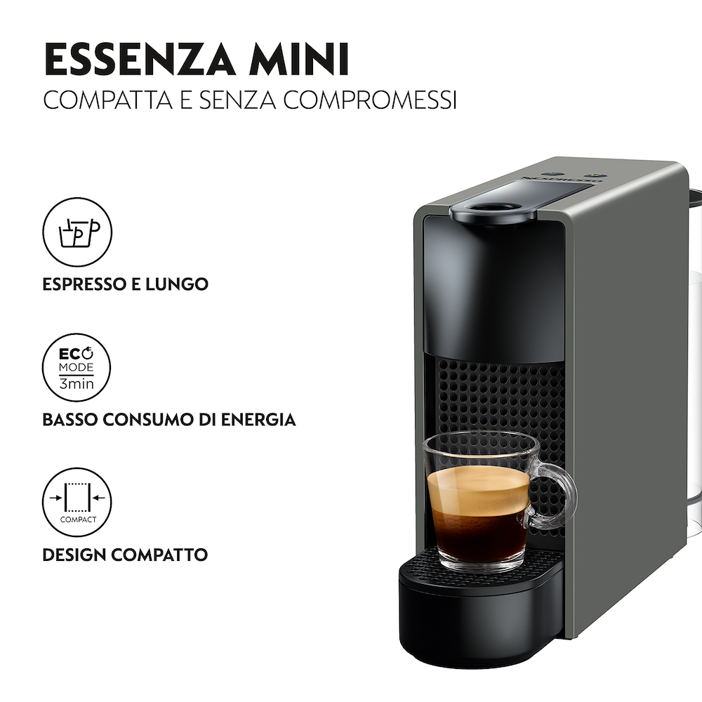 KRUPS XN110BK - Nespresso Essenza Mini Kaffeemaschine 0,6L