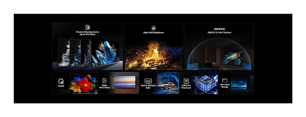 TCL 85C69K - 85" QD-MiniLED 4K Fernseher