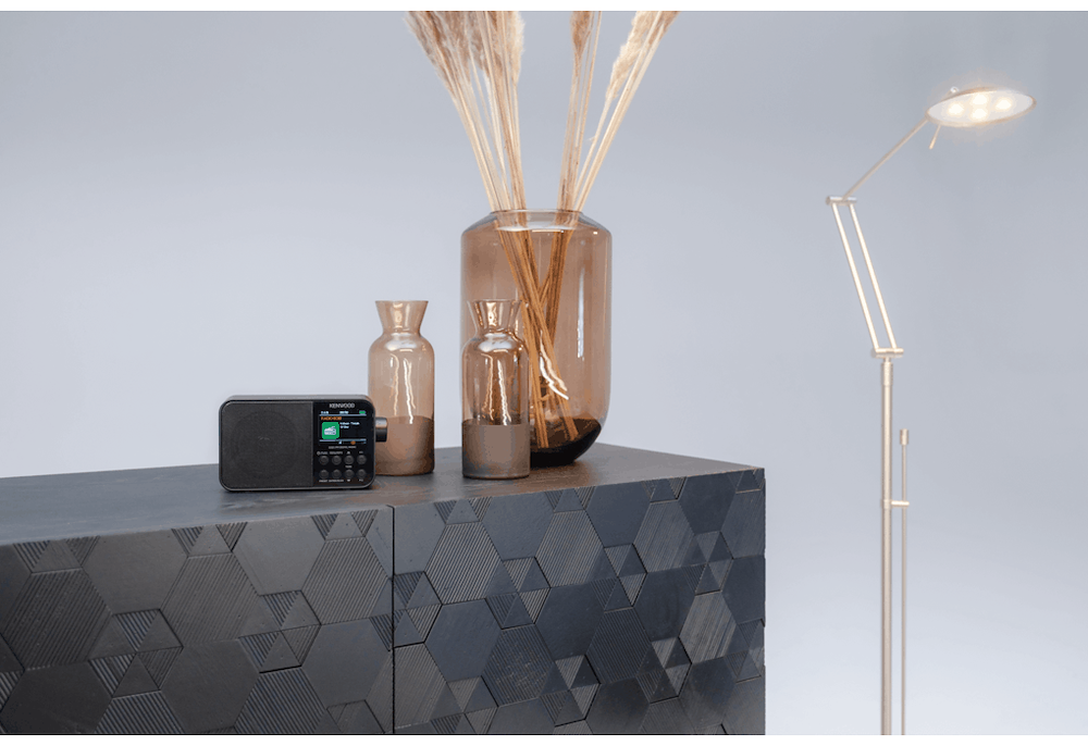 KENWOOD CRM30DABB - Tragbare Smart Radio DAB+/FM Schwarz