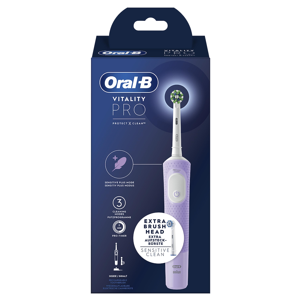 ORAL-B VITALITYPROLILLA - Oral-B Vitality Pro Elektrische Zahnbürste Lila