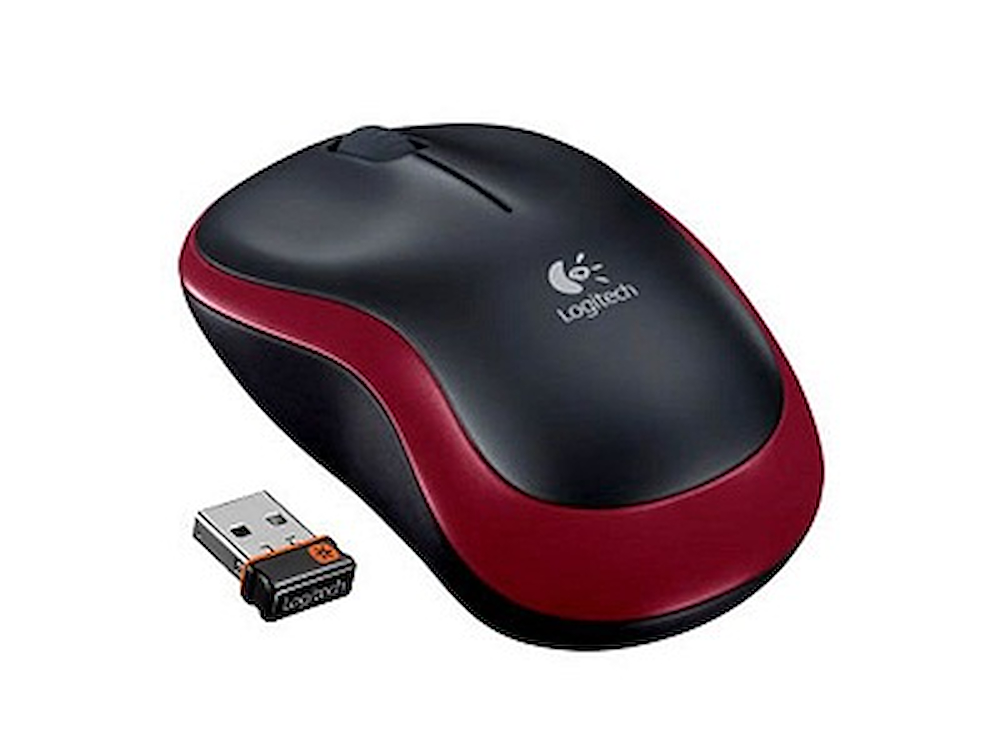 LOGITECH 910002237 - 910002237 0074155 MOUSE WIRELESS M185 ROSSO