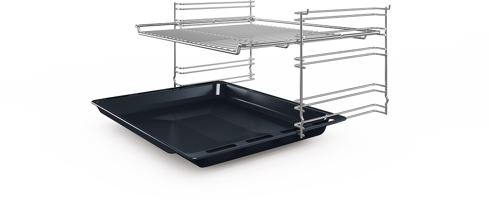 BOSCH HBF011BR0 - Einbau-Elektroherd 60cm Edelstahl