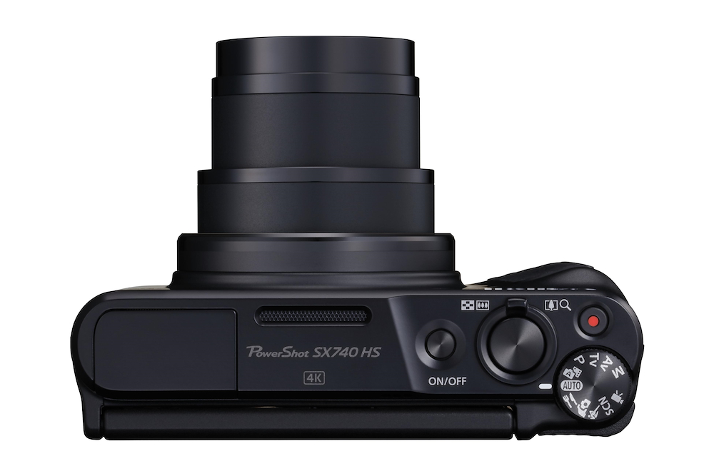 CANON POWERSHOTSX740HSLITEBLACK - Kompaktkamera 40x Zoom 4K