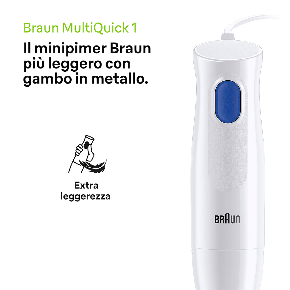BRAUN MQ10201M - Braun MultiQuick 1 Stabmixer 450W