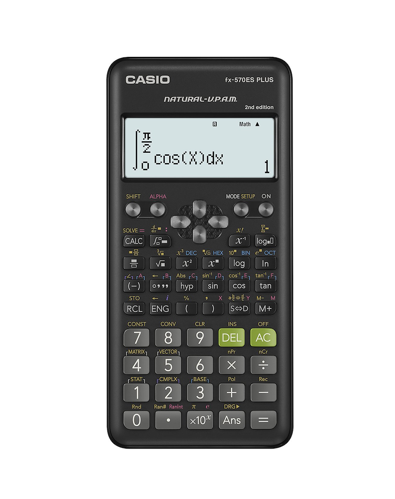 CASIO FX570ESPLUS2 - FX570ESPLUS2 0529756 CALC.SCUOLA 10CIF. DISPLAY NATURALE 417 FUNZIONI