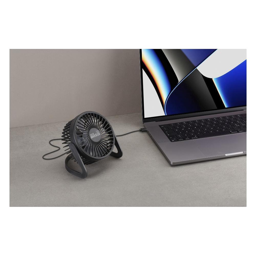 CELLULAR LINE DESKBREEZEK - USB-Tischventilator Schwarz