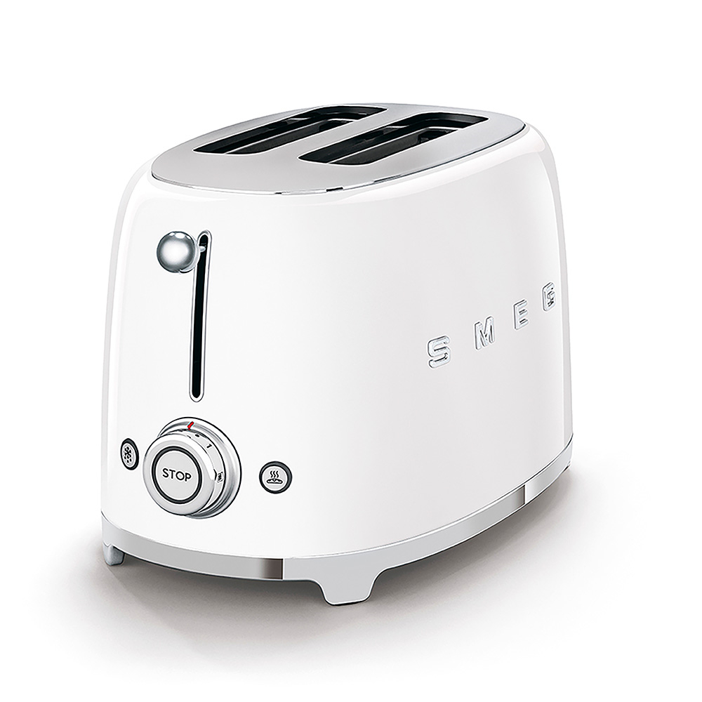 SMEG TSF01WHEU - 50er Jahre Toaster in Weiß