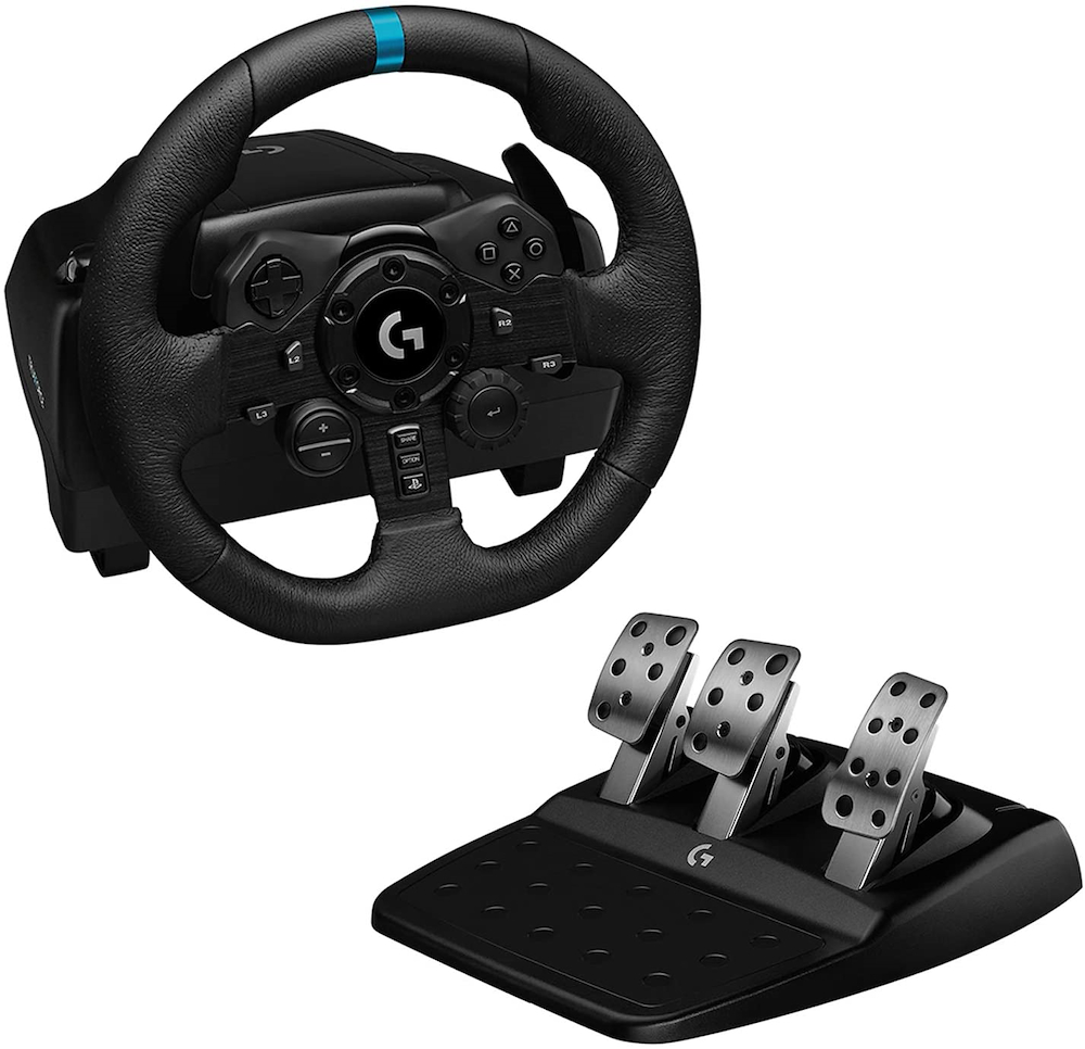 LOGITECH 941000149 - Logitech G923 Rennlenkrad mit Pedalen