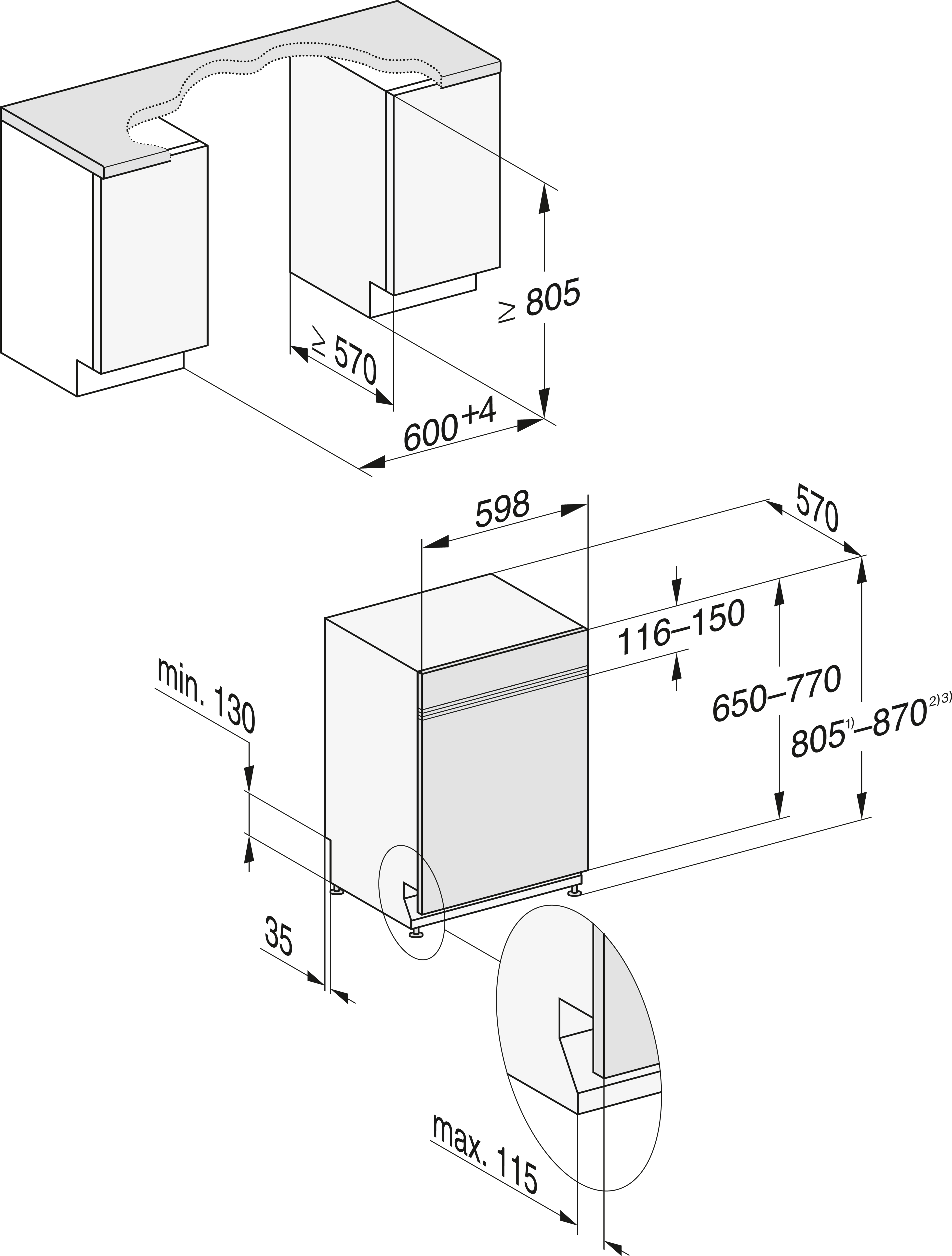 MIELE G5811 SCi Active Plus - Edelstahl Geschirrspüler 
