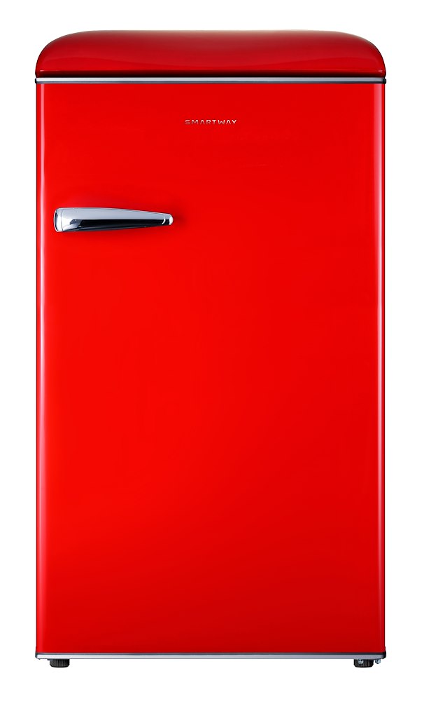 SMARTWAY WGFT103SMRE0 - Retro Kühlschrank 95LT Rot