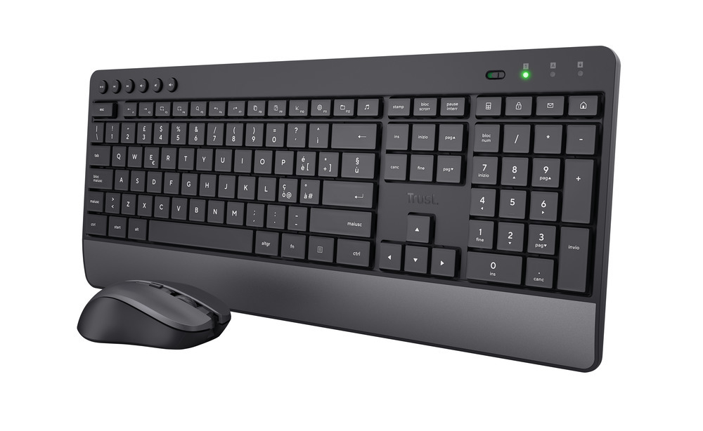 TRUST 24530 - Kabelloses Tastatur und Maus Set