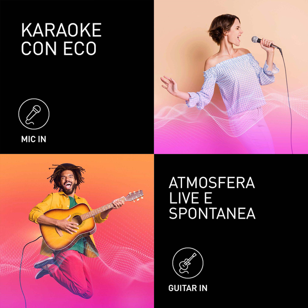 PANASONIC SC-BMAX10E-K - Wireless Speaker mit Doppio Woofer