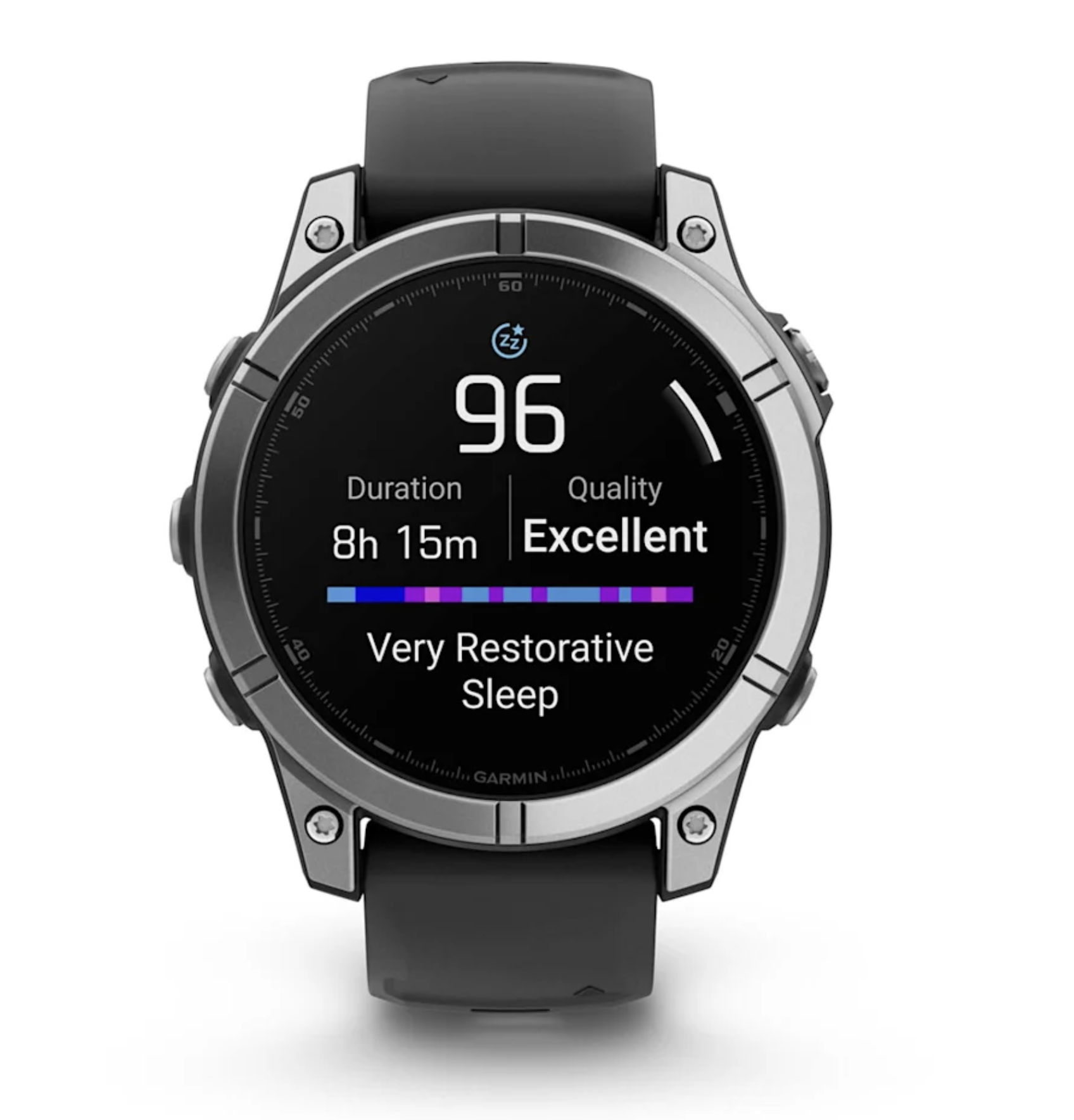 GARMIN 0100302501 - fēnix E AMOLED GPS-Smartwatch Slate Gray