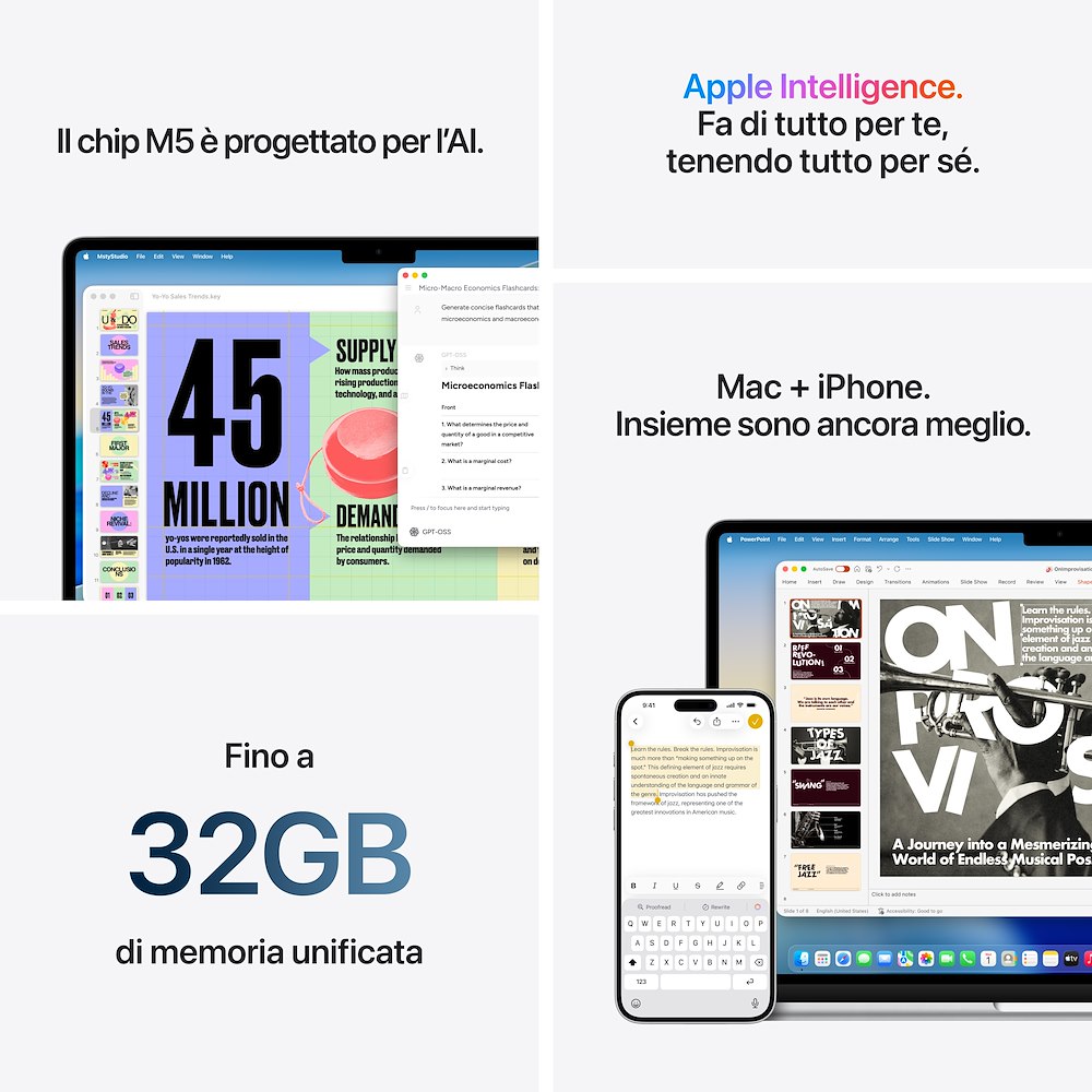 APPLE MDVA4TA - MacBook Air 15" M5 16GB 1TB