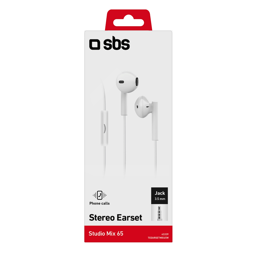 SBS TEEARSETMIX65W - Studio Mix 65 Kopfhörer mit Mikrofon