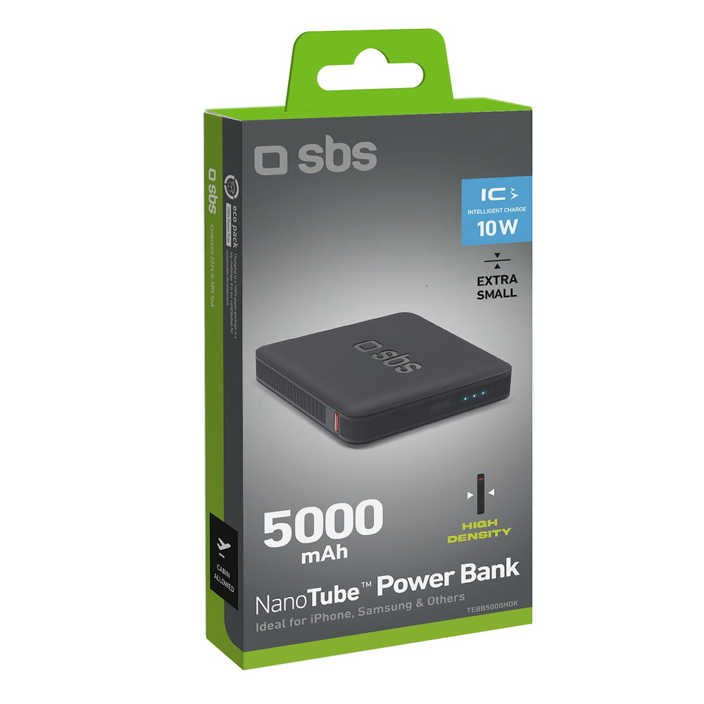 SBS TEBB5000HDK - Power Bank 5000mAh Schwarz