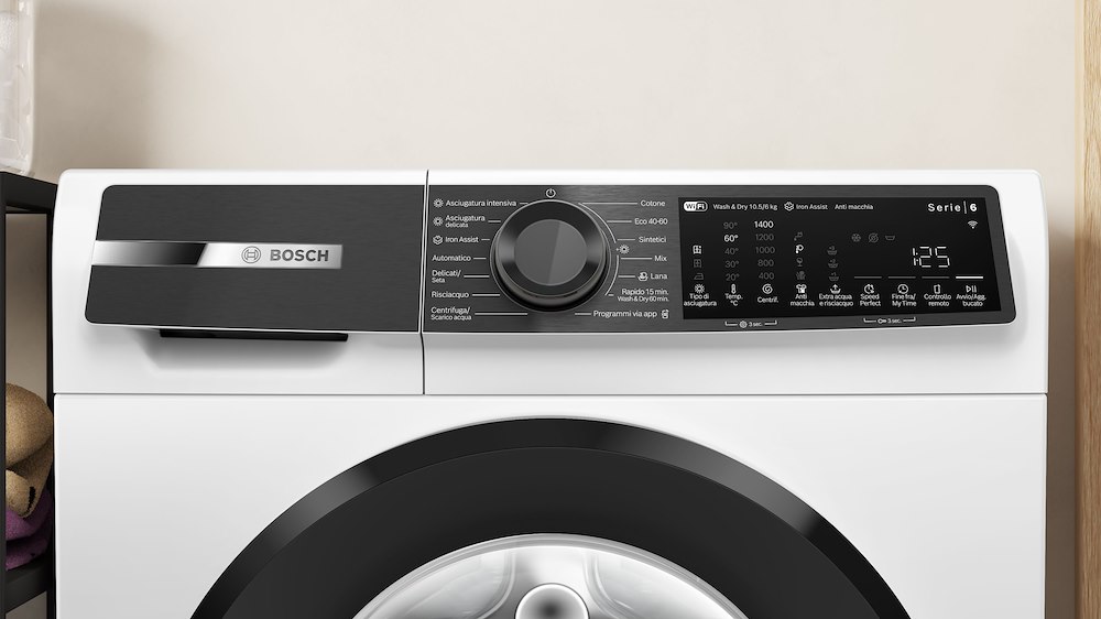BOSCH WNG25401IT - Waschtrockner 10.5/6 kg Effizienz D