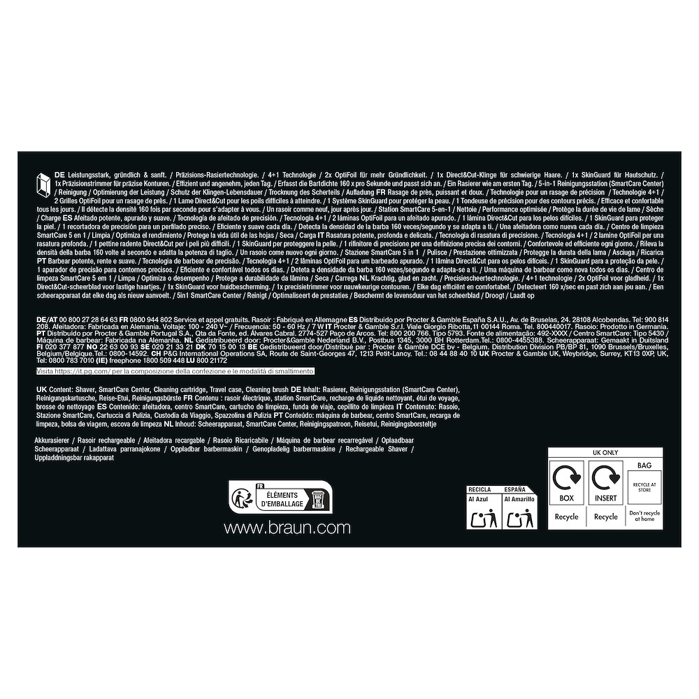 BRAUN 83920514 - Elektrorasierer mit Reinigungsstation