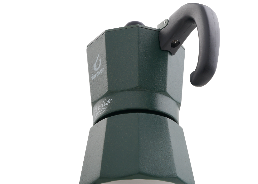 FOREVER MISS MOKA PRESTIGE ALU-INDU. GRÜN MATT 2 TASSEN