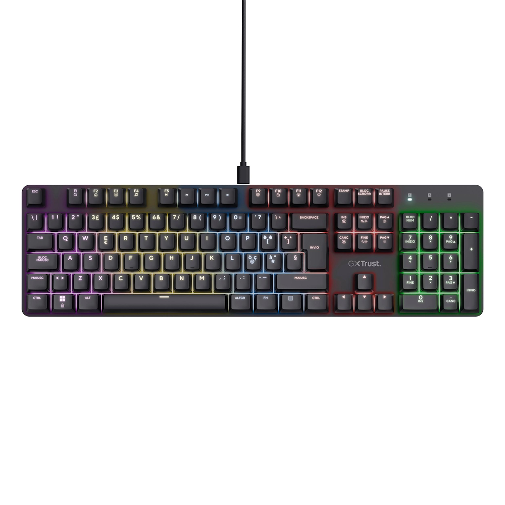 TRUST 25677 - Trust GXT 871 Mechanische Gaming Tastatur