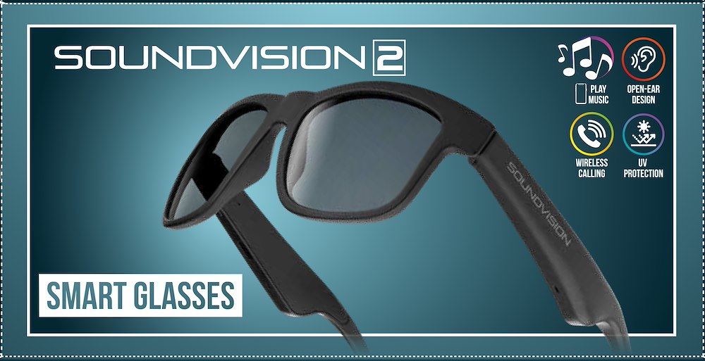CELLULAR LINE BTSOUNDVISION2K - Sonnenbrille Wireless Schwarz