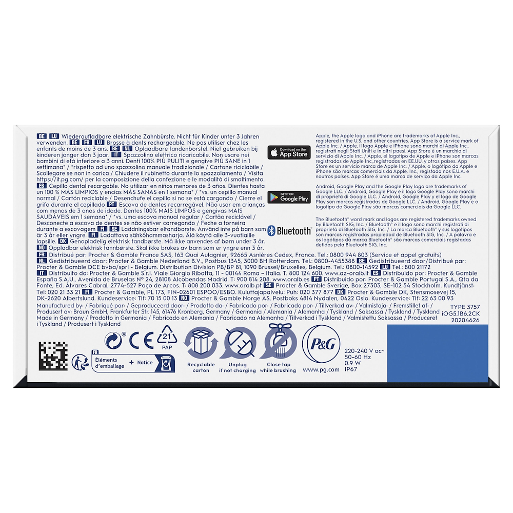 ORAL-B IO5SMATTBLACK - Oral-B iO 5 Elektrische Zahnbürste Schwarz