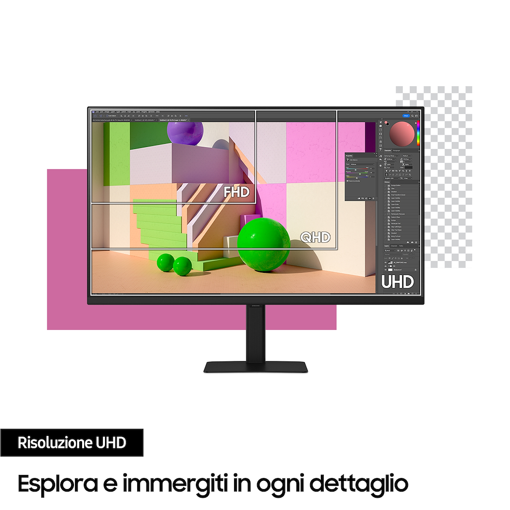 SAMSUNG LS27D700EAUXEN - Samsung ViewFinity S7 Monitor 27 Zoll UHD
