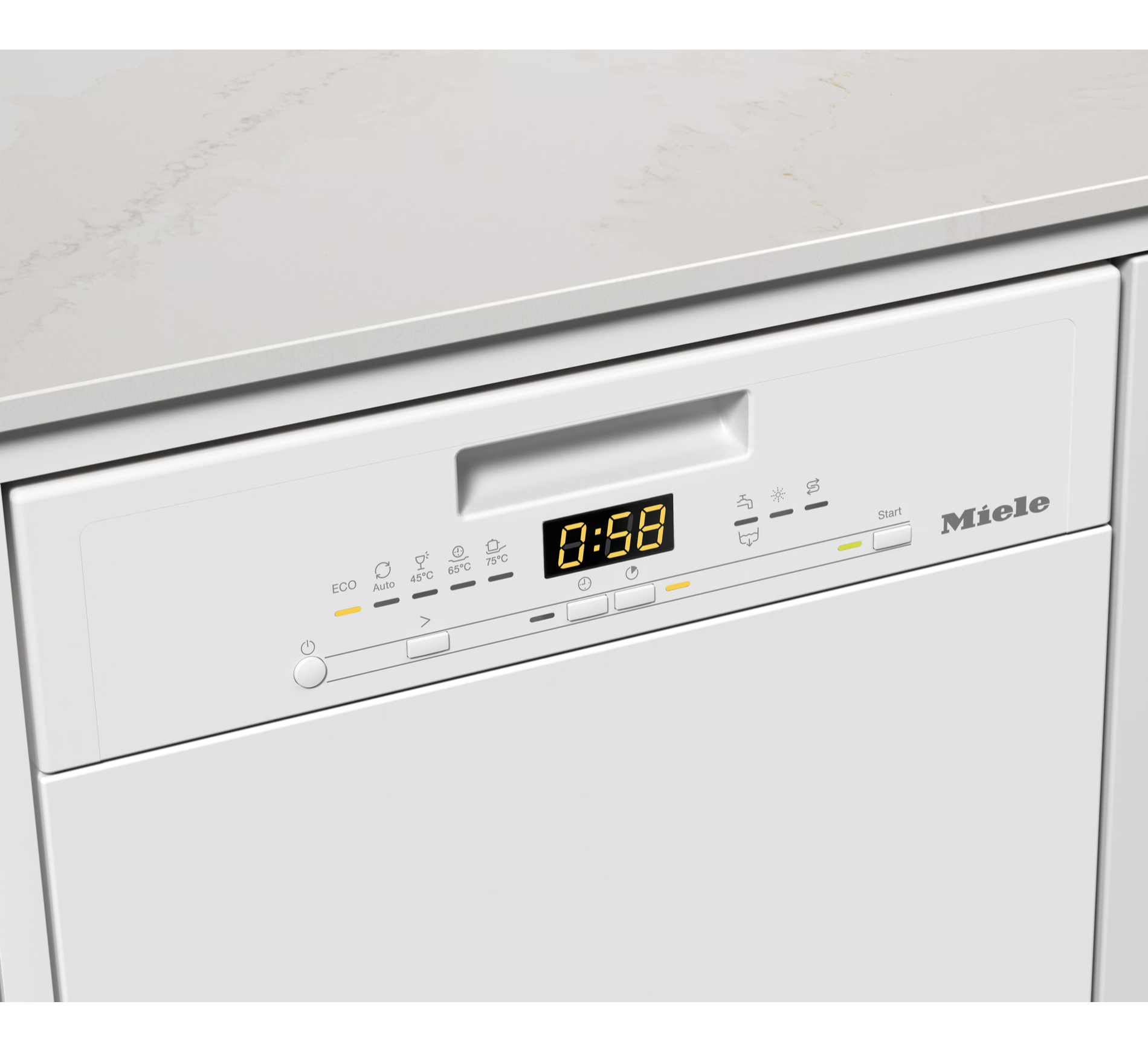 Miele G5540SCISLBW - Teilintegrierter 45-cm Geschirrspüler