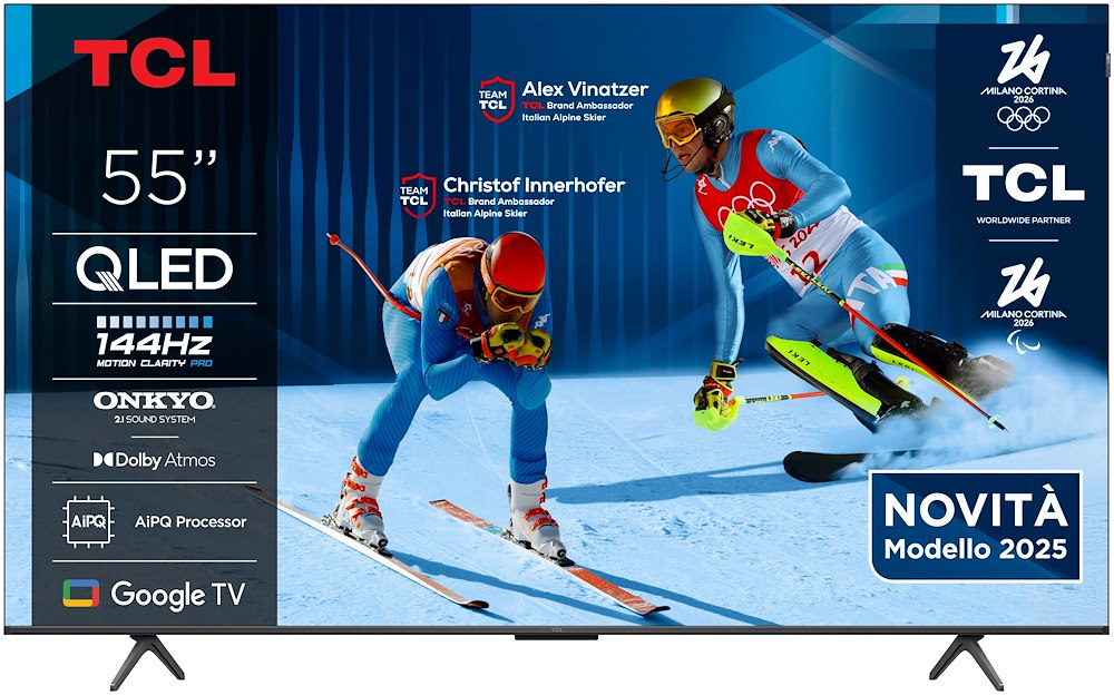 TCL 55P8K - 55 Zoll 4K QLED Smart TV