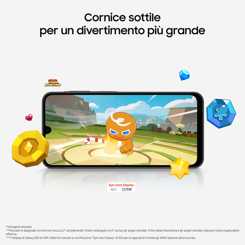 SAMSUNG SMA266BZKCEUE - Samsung Galaxy A26 5G 8+256GB Schwarz