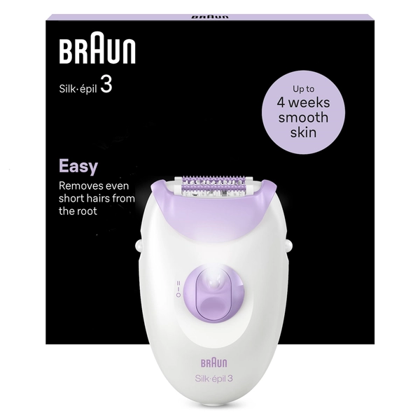 BRAUN SE3000 - Silk-épil 3 Epiliergerät weiß/lila