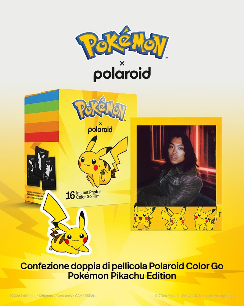 POLAROID PKGFPI - Pikachu Fotofilm mit Rahmen