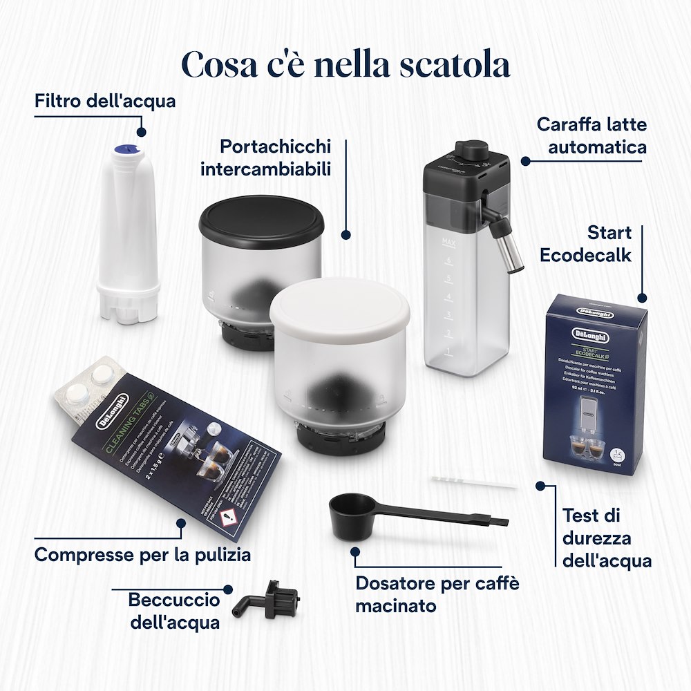 DE LONGHI 0132250225 - Automatische Kaffeemaschine Rivelia