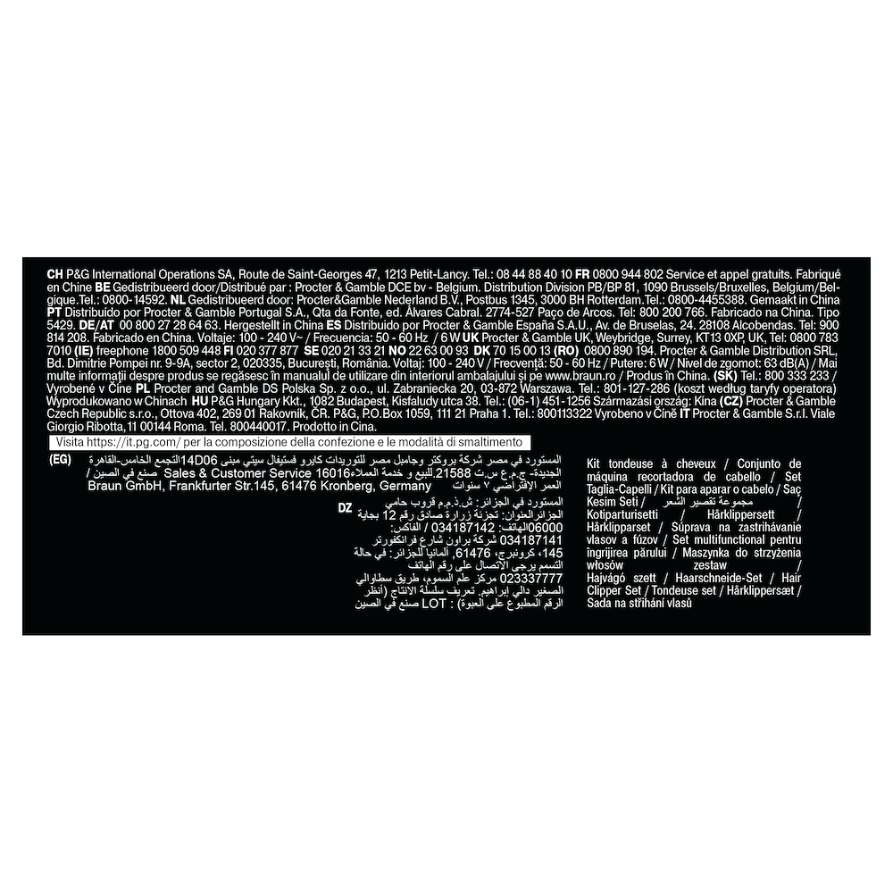 BRAUN HC7590 - Braun Haarschneider Serie 7 mit Styling-Set