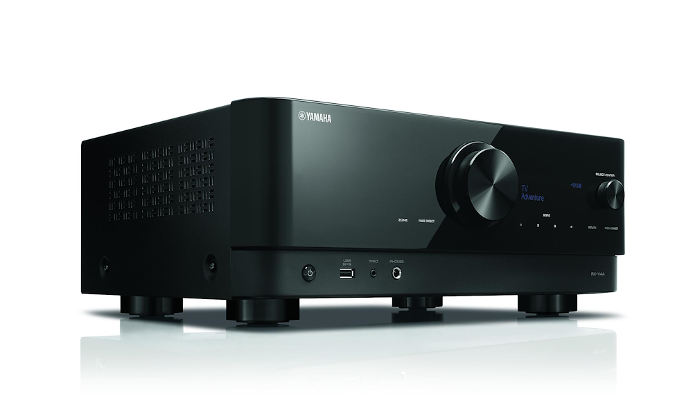 YAMAHA RXV4ABL - Yamaha RX-V4A 5.2-Kanal AV-Receiver mit 8K HDMI