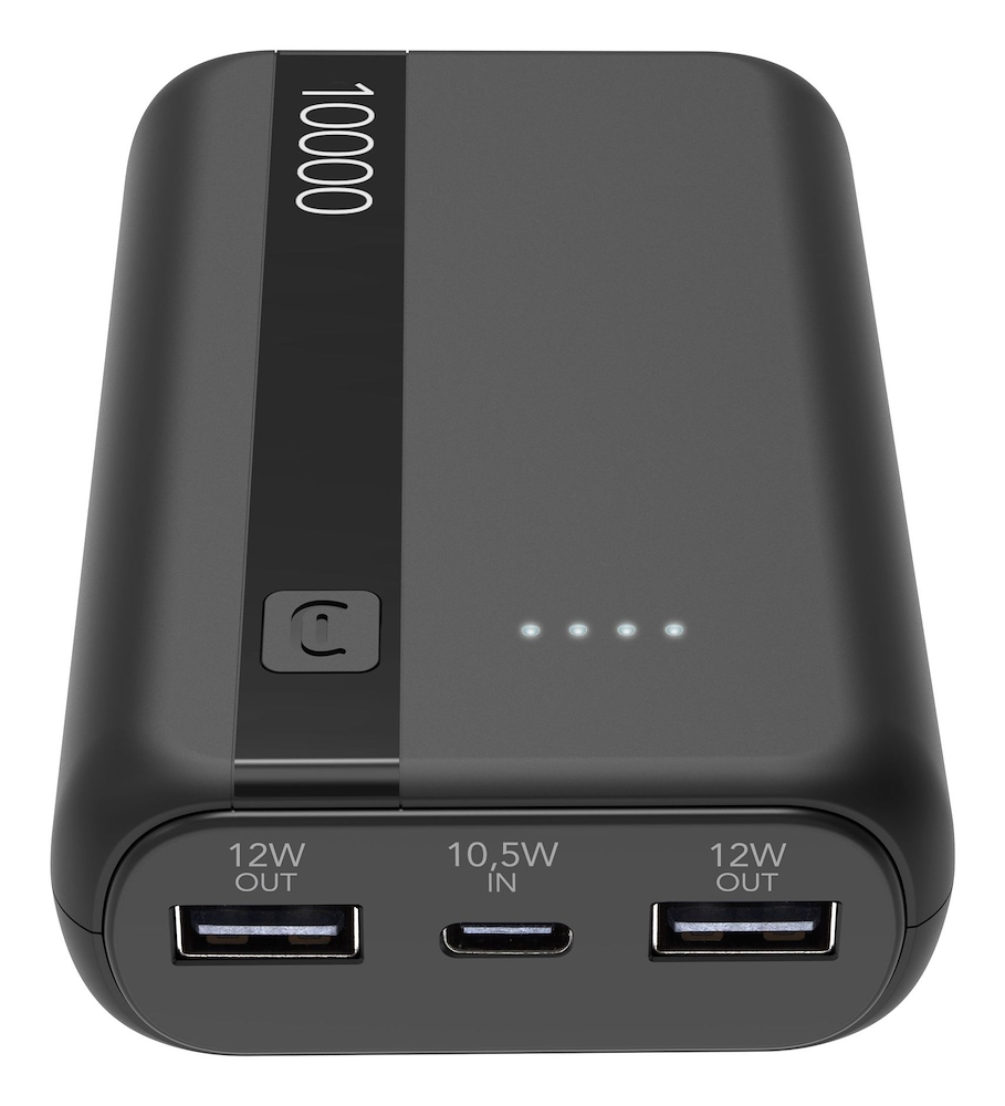 CELLULAR LINE PBENTRY10000K - Power Bank 10000mAh USB-C Schwarz