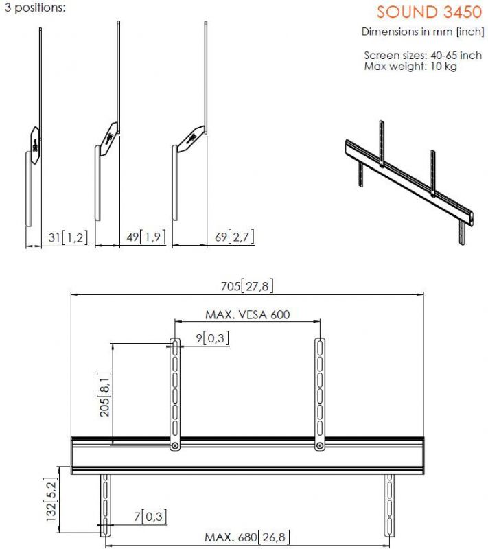 VOGEL'S SOUND3450 0217154