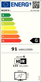 SONY KD55X75WLAEP