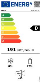 BOSCH KGN392LDC