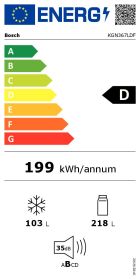 BOSCH KGN367LDF